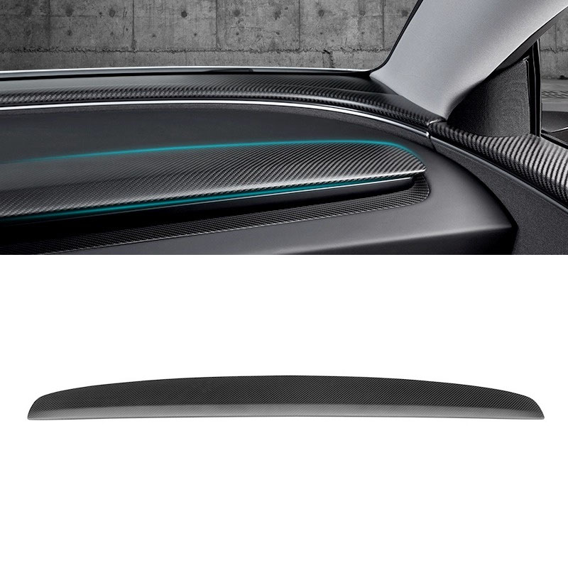 Teslula Dry Carbon Dashboard Cover for Model 3/Y - Carbon Fiber Mods