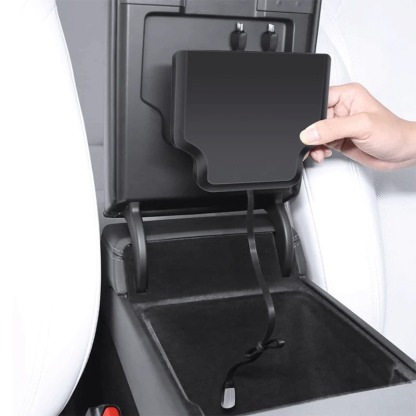 Teslula Armrest Box Hidden Expansion Dock for Model Y Juniper & Model 3 Highland
