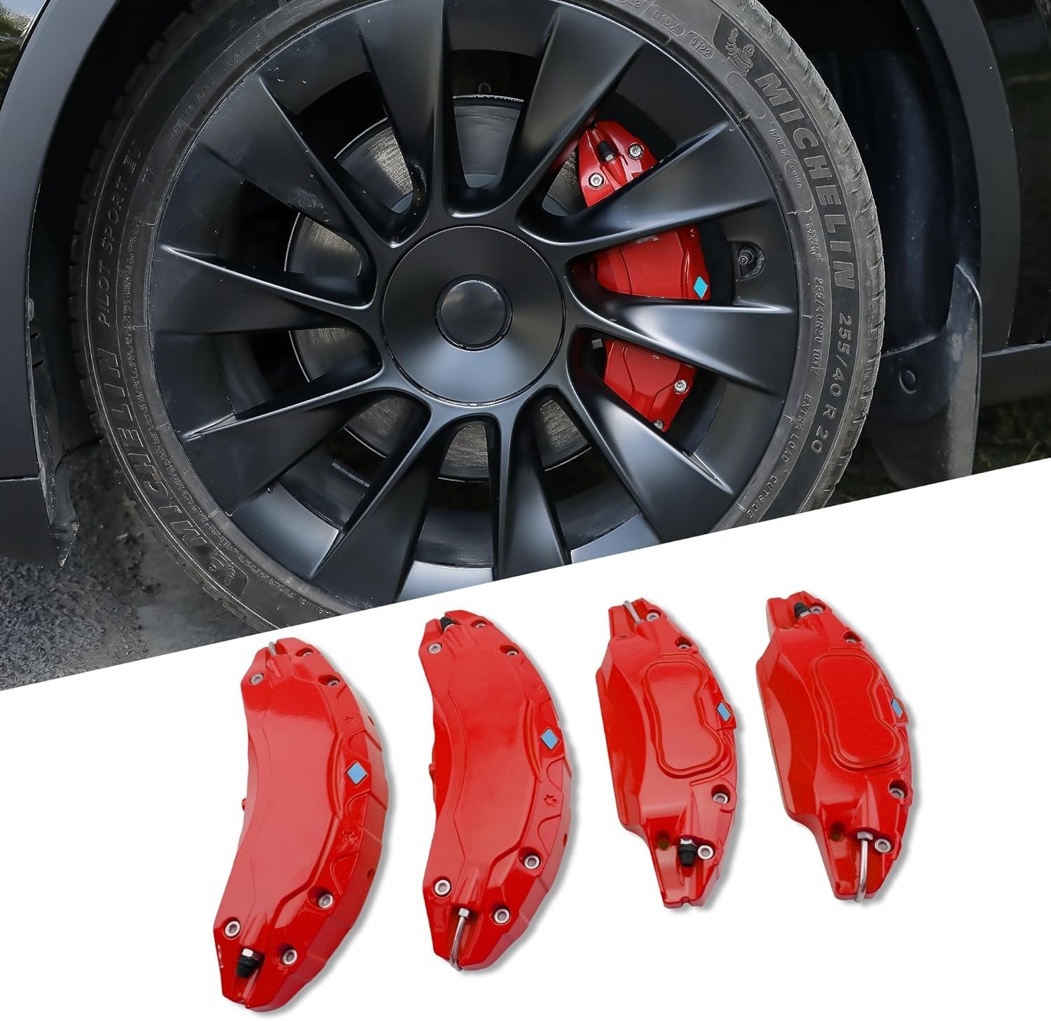 Teslula Big Brake Caliper Covers for Tesla Model Y 2017-2025 - 19"/20"