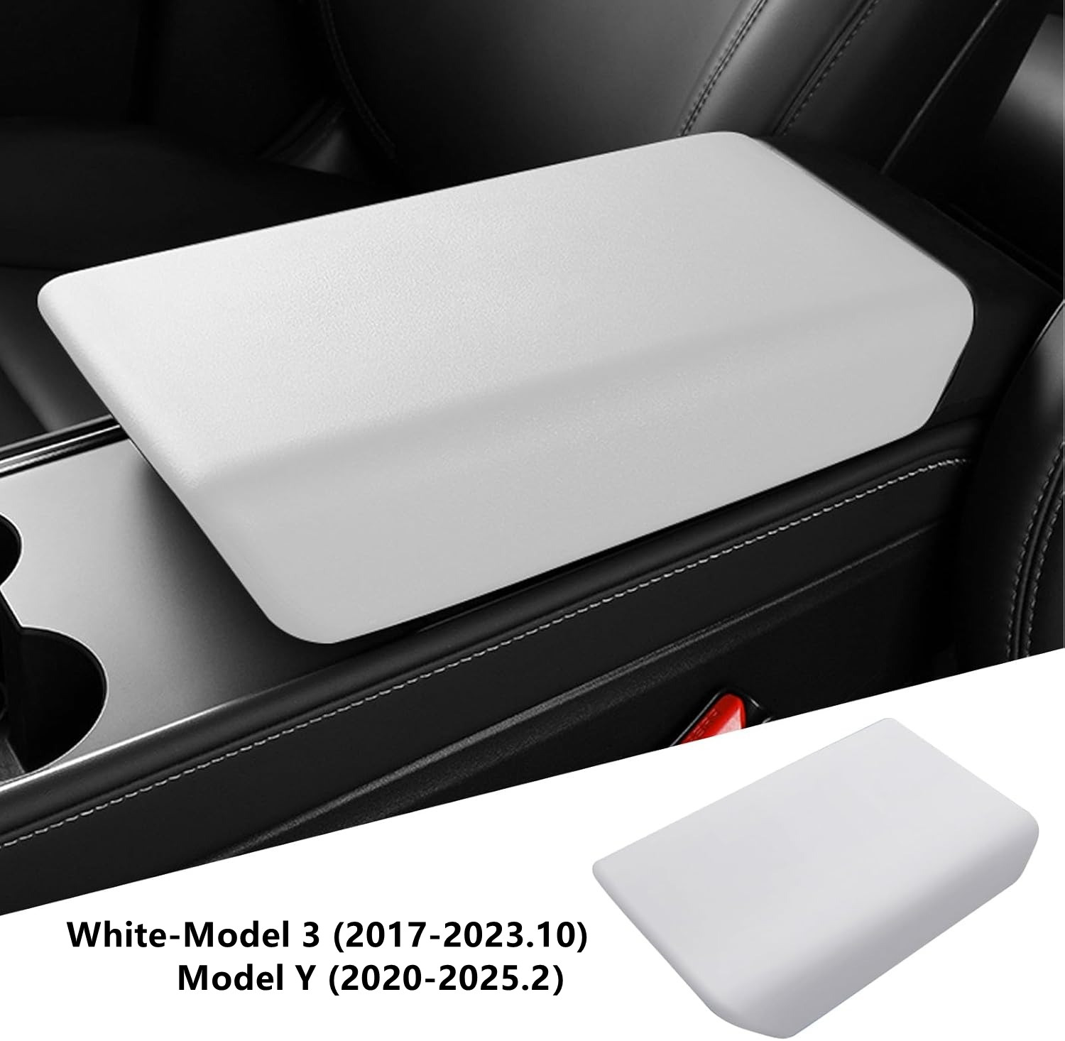 Teslula Armrest Cover Model 3 (2024-2025) Highland/Model Y (2025) Refresh