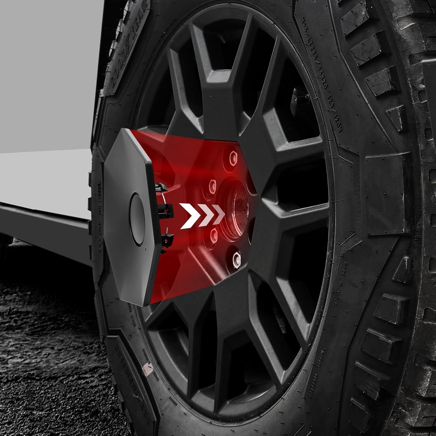 Teslula Center Hub Caps for 20" Cyber Wheels for Cybertruck