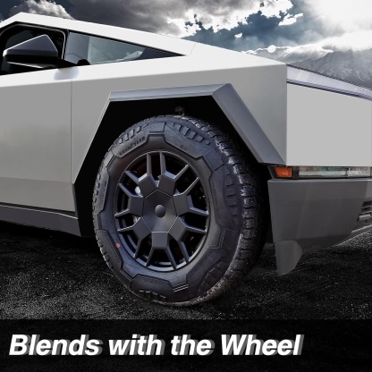 Teslula Center Hub Caps for 20" Cyber Wheels for Cybertruck