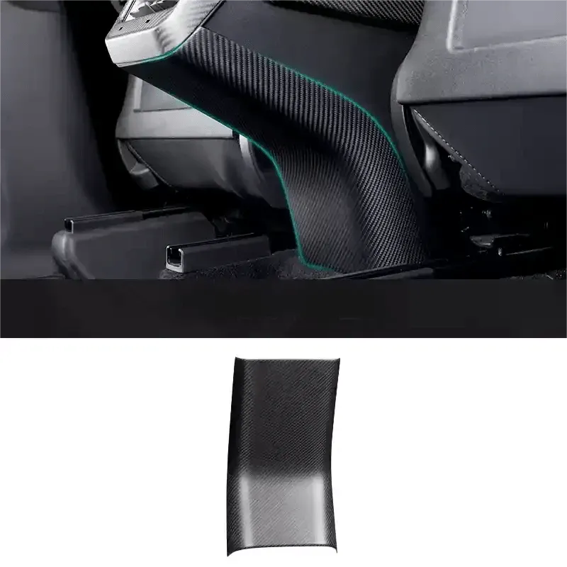 Teslula Model 3 / Y Backseat Center Console Base Cap-Carbon Fiber Mods