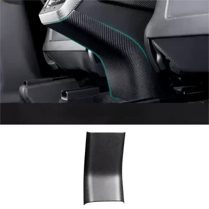 Teslula Model 3 / Y Backseat Center Console Base Cap-Carbon Fiber Mods