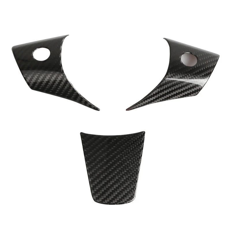 Teslula Carbon Steering Trim for Tesla Model 3/Y-Carbon Fiber Interior