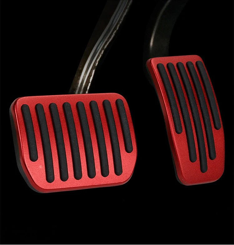 Teslula Performance Pedal Covers for Tesla Model 3/Y - Anti-Slip Aluminum