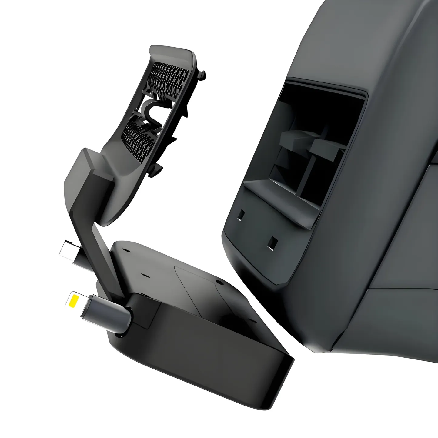 Teslula Rear Central Control Air Outlet Expansion Dock for Tesla Model 3/Y