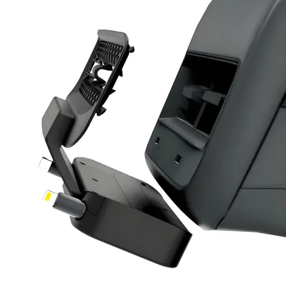 Teslula Rear Central Control Air Outlet Expansion Dock for Tesla Model 3/Y