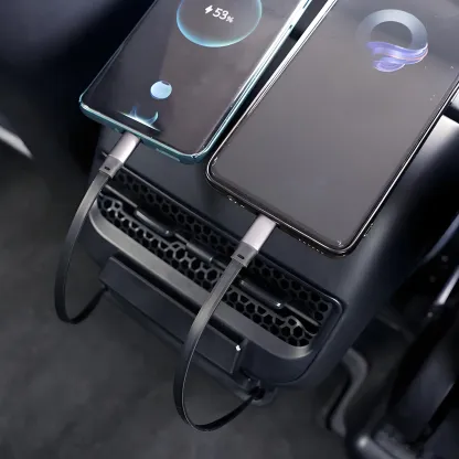 Teslula Rear Central Control Air Outlet Expansion Dock for Tesla Model 3/Y