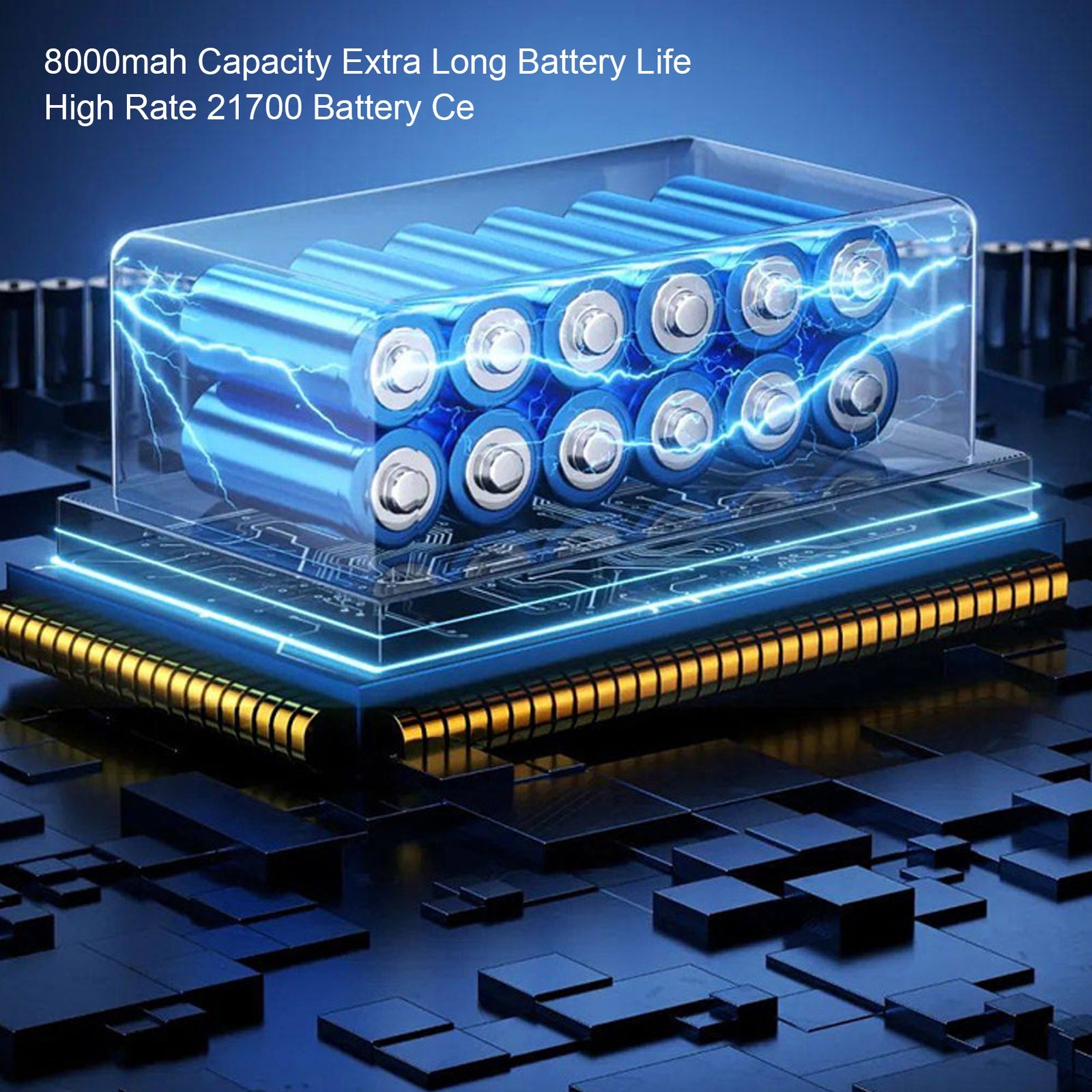 Teslula Turbo Blower - 8000mAh Cordless Dust Remover for Car & Home