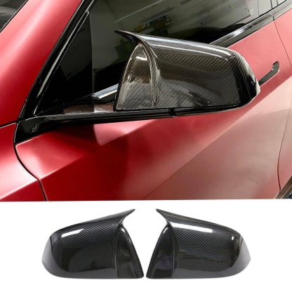 Teslula Carbon Mirror Caps for Tesla Model 3/Y - Carbon Fiber Exterior Mods