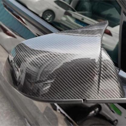 Teslula Carbon Mirror Caps for Tesla Model 3/Y - Carbon Fiber Exterior Mods