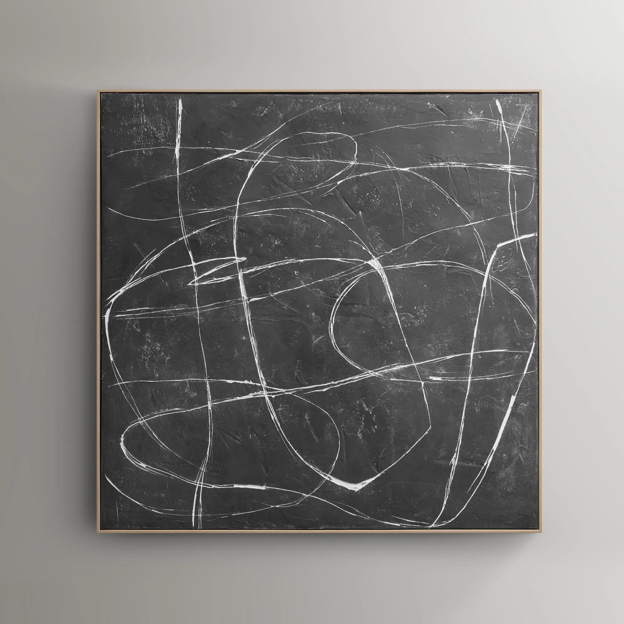 Almost Midnight Painting - Black