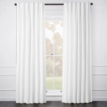 Audrey Linen White Curtain - Custom
