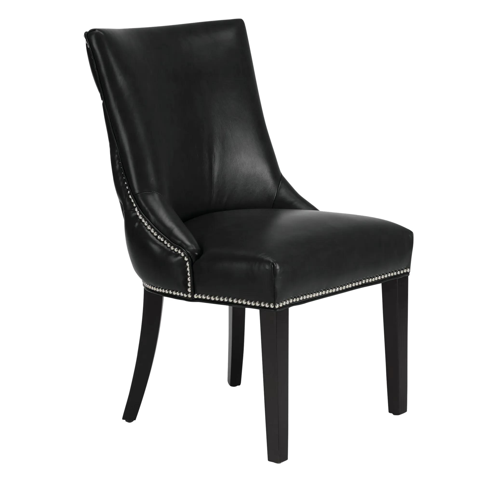 Versailles Leather Dining Chair - Espresso