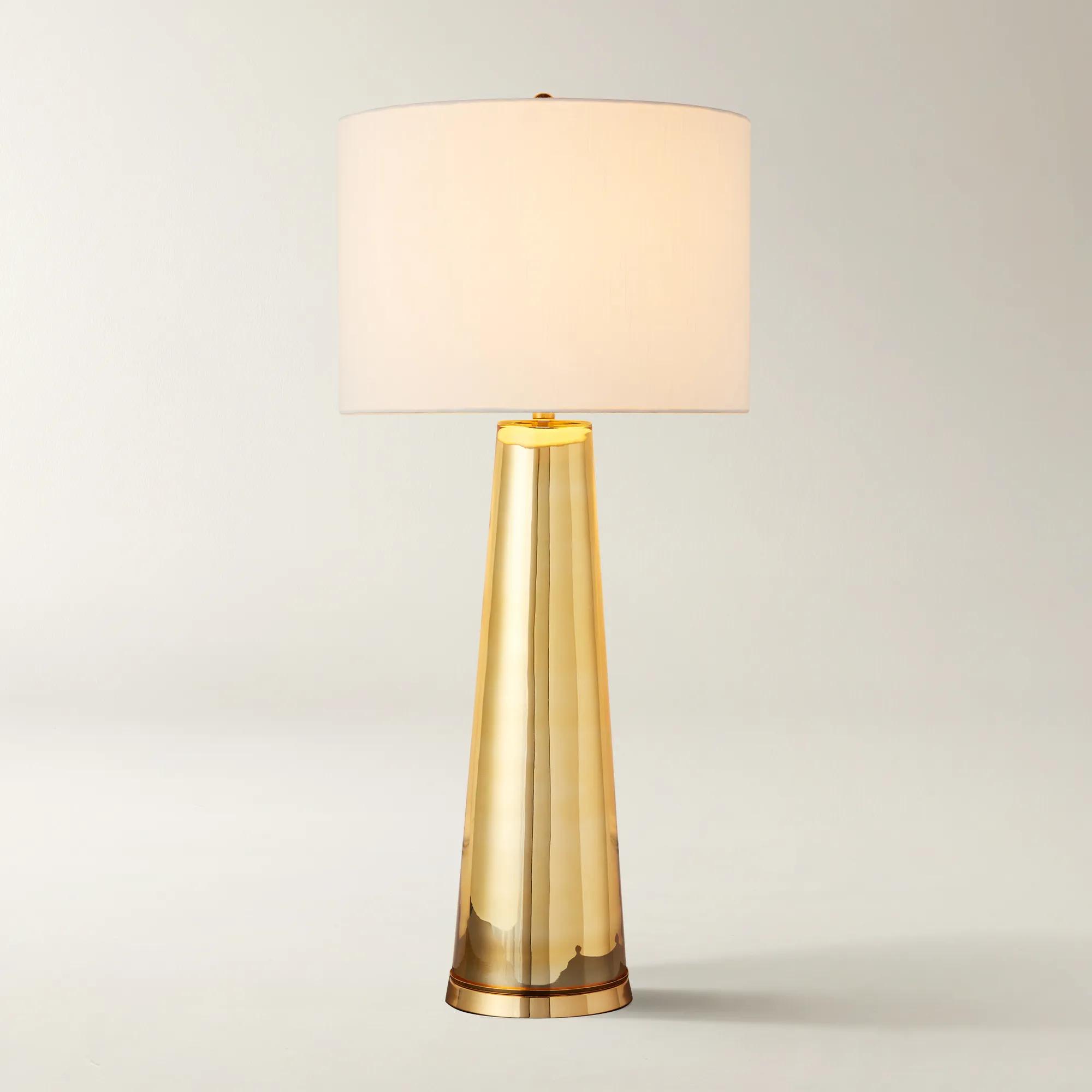 Century Glass Table Lamp 40"