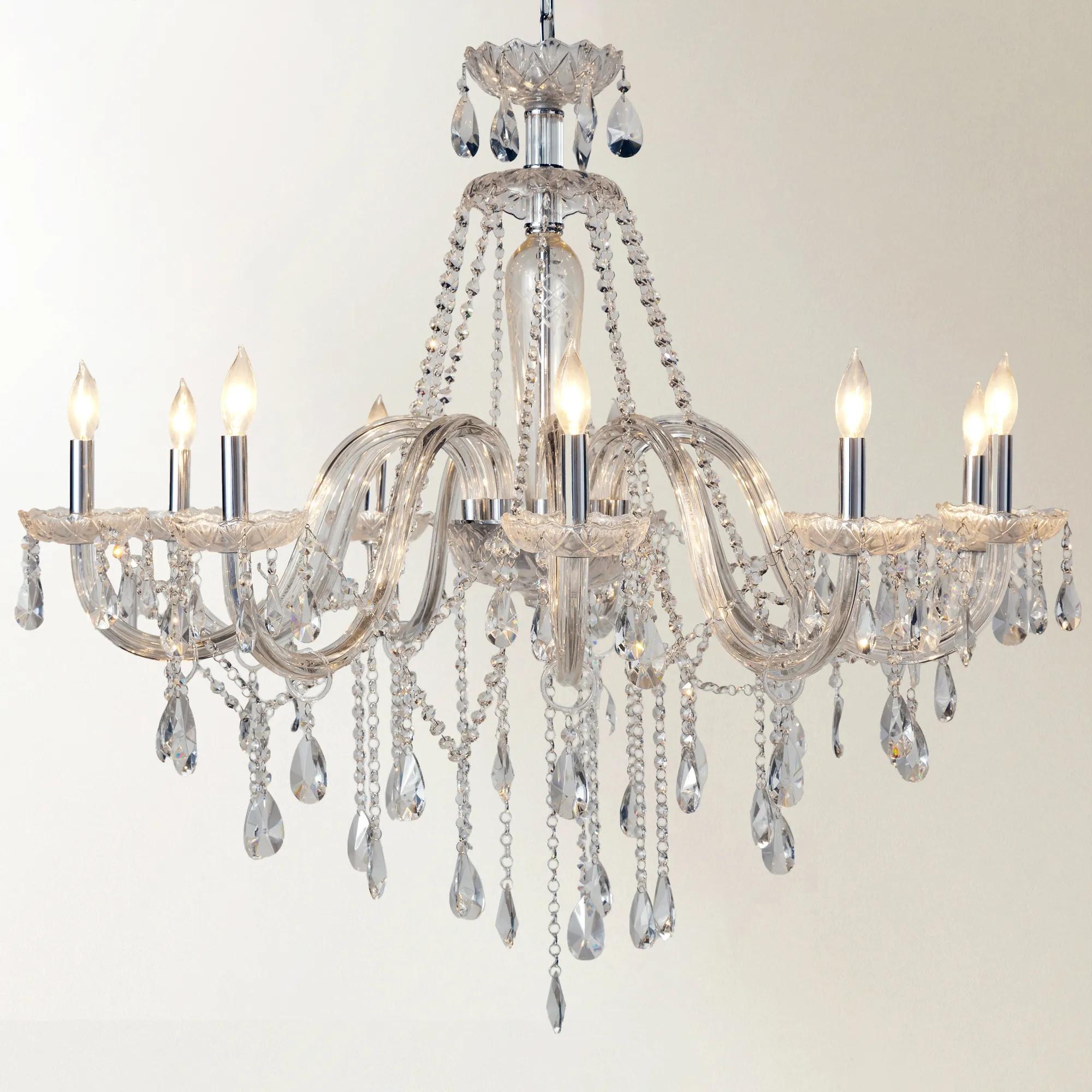 Cora Crystal Taper Holder