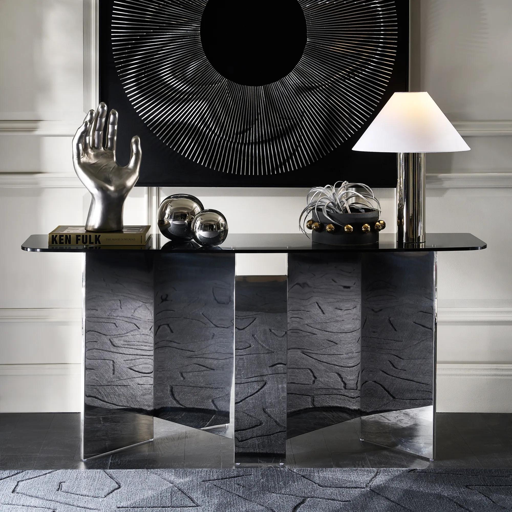 Reflective Console Table
