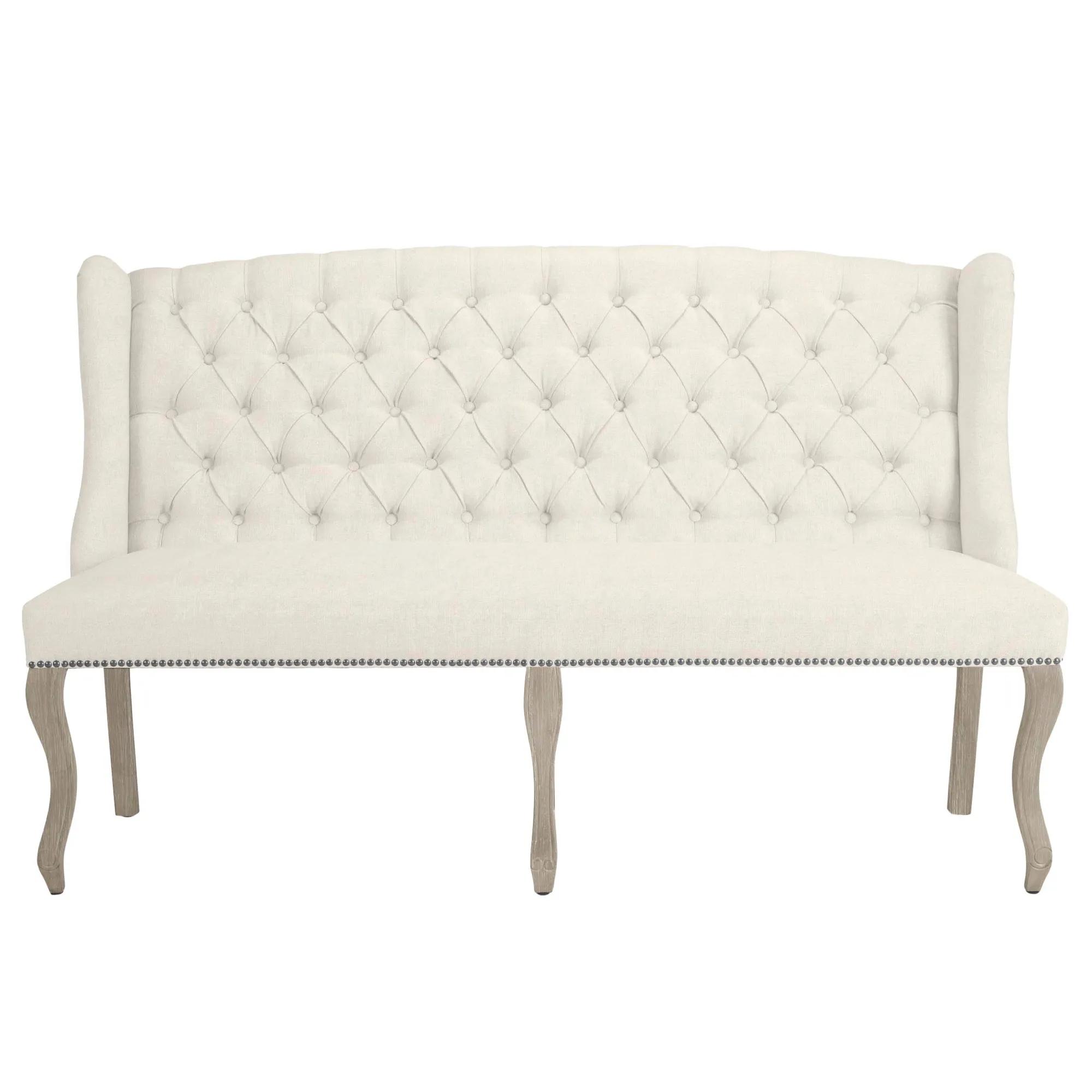 Archer Banquette - Natural Grey