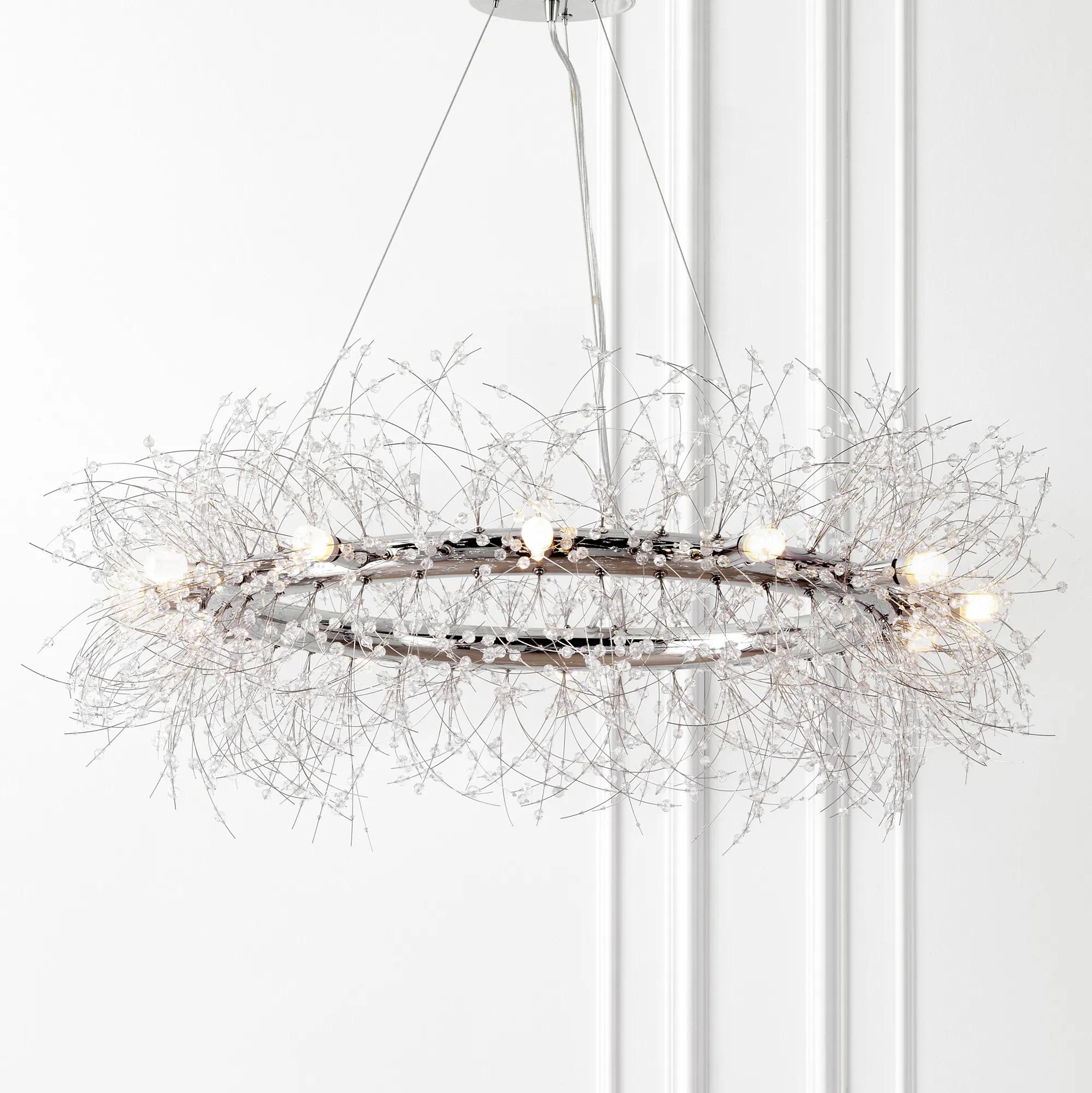 Cora Crystal Taper Holder