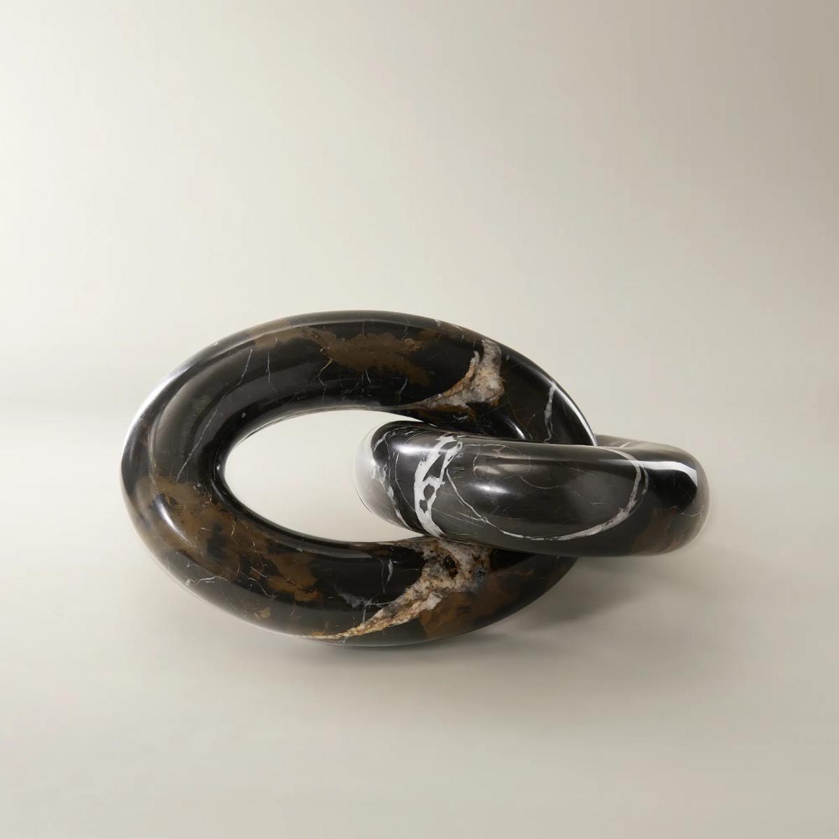 Marble Links Object - Brown