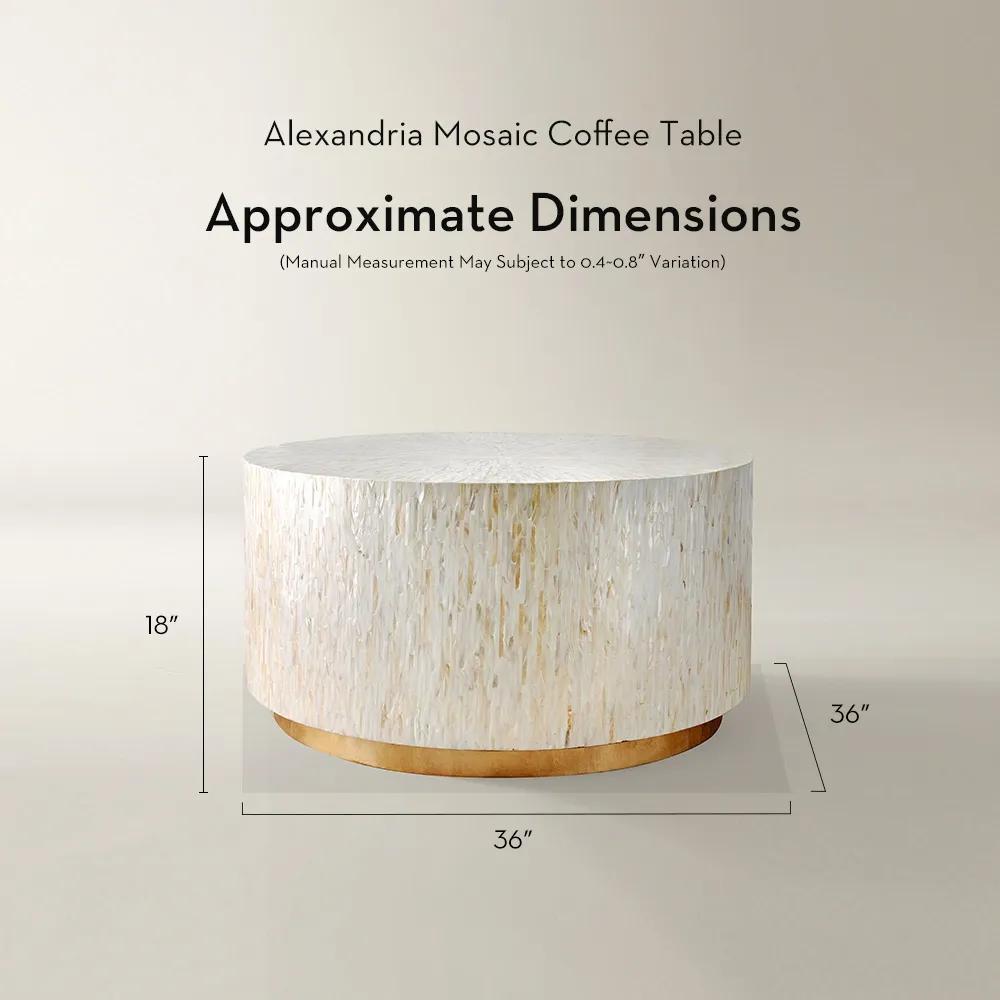 Alexandria Mosaic Coffee Table (36