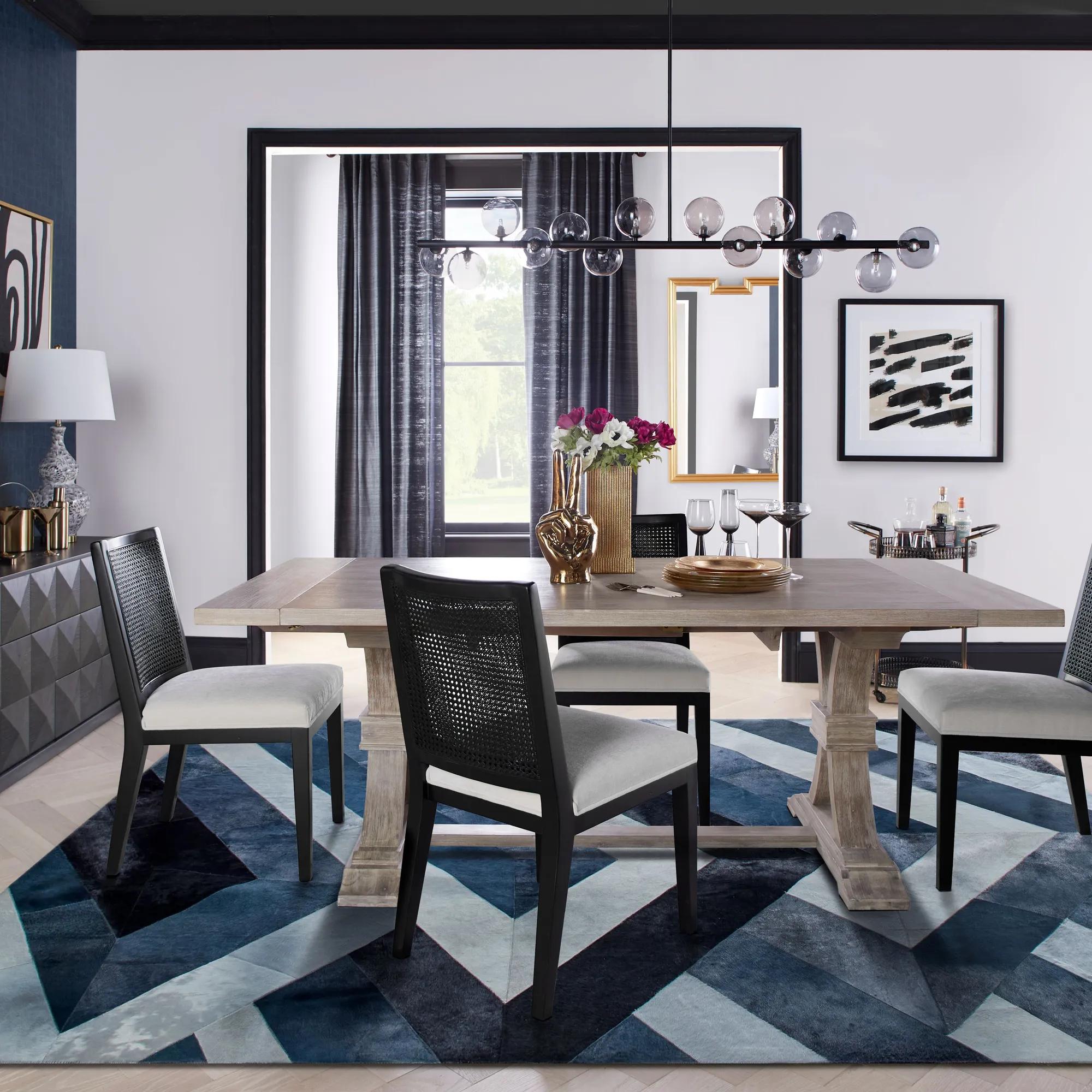 Archer Natural Grey Extending Dining Table