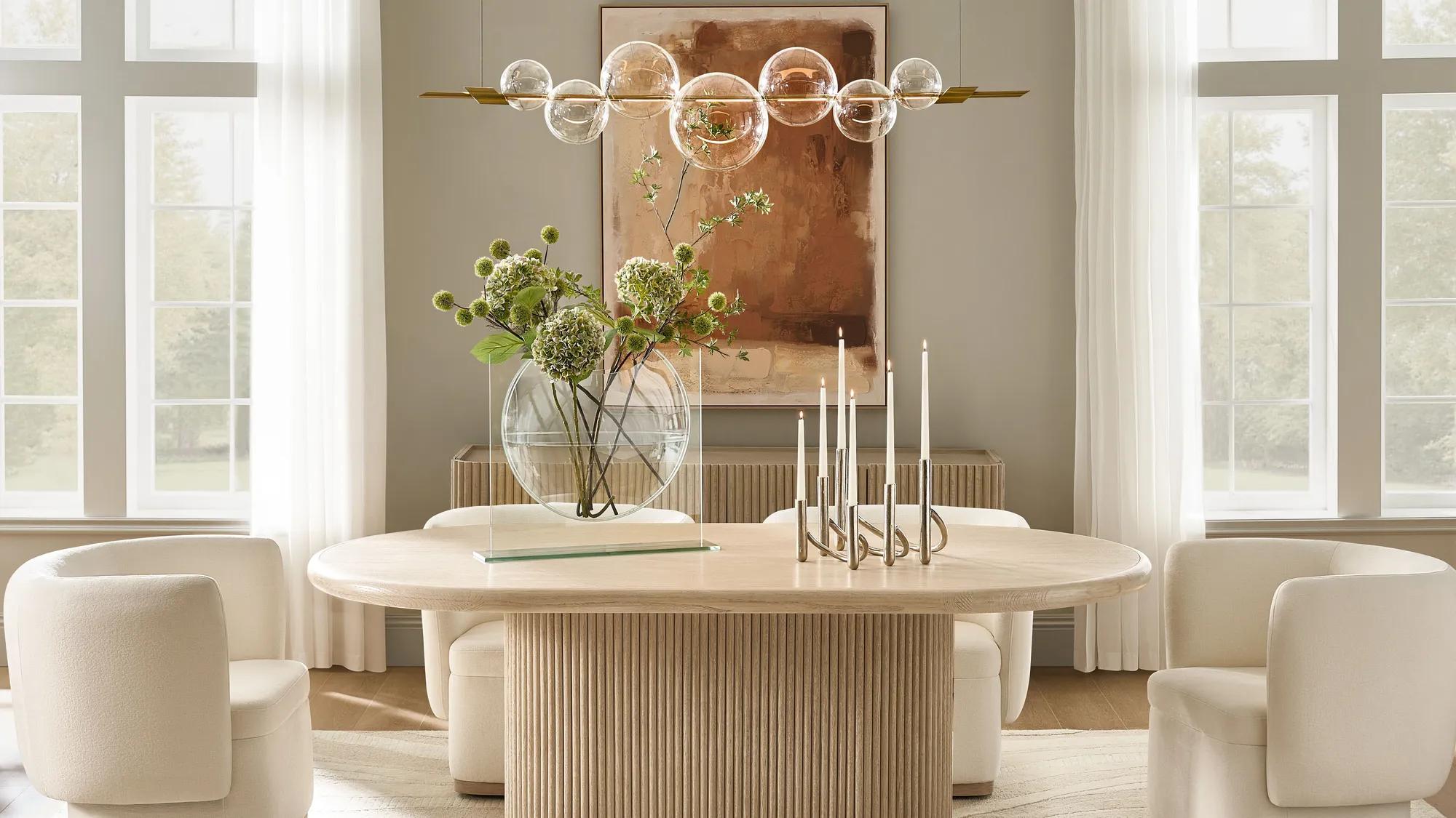 Ellipse Clear Glass Vase 20