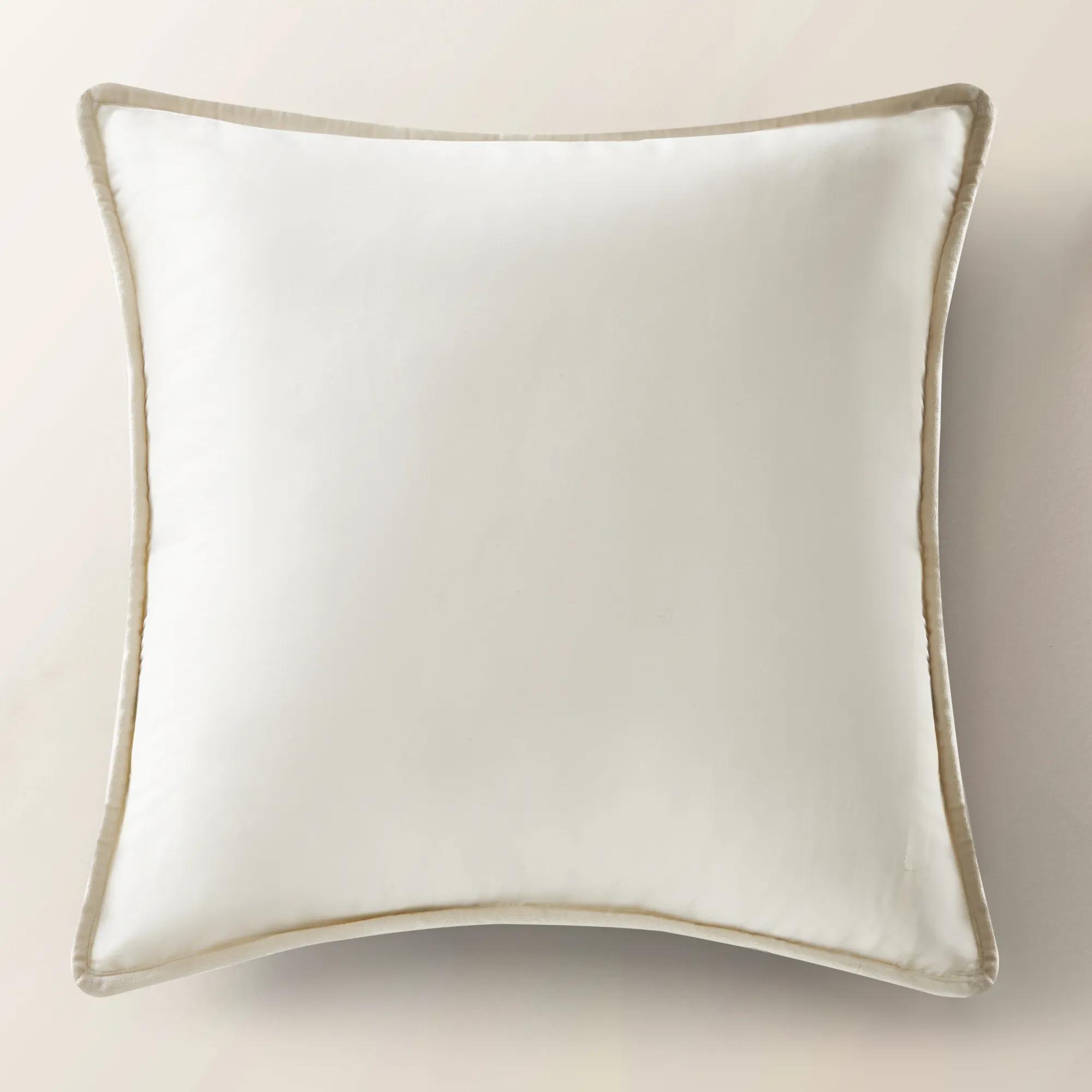 Madera Ivory Textured Velvet Bedding Set