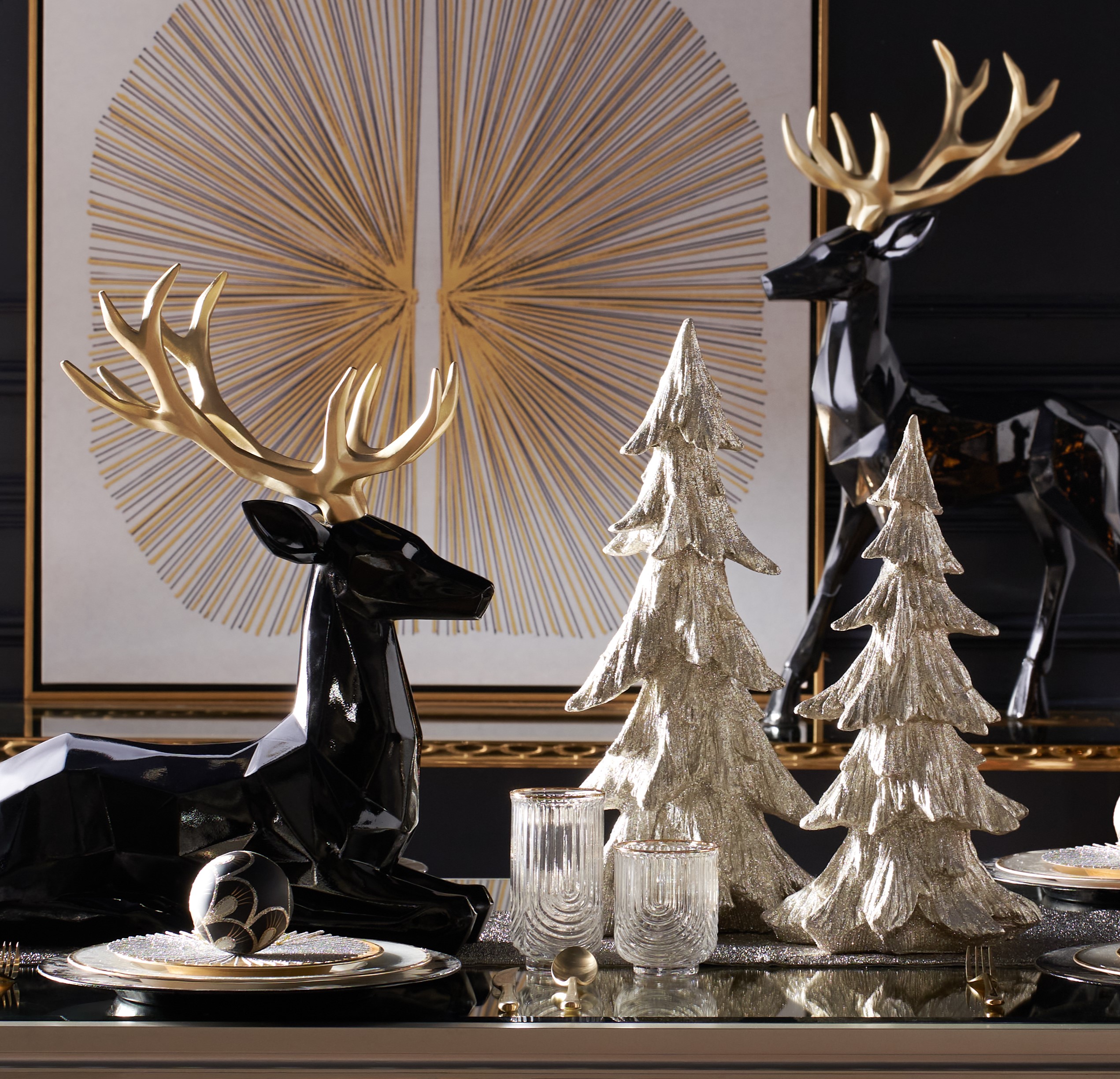 Cora Crystal Taper Holder