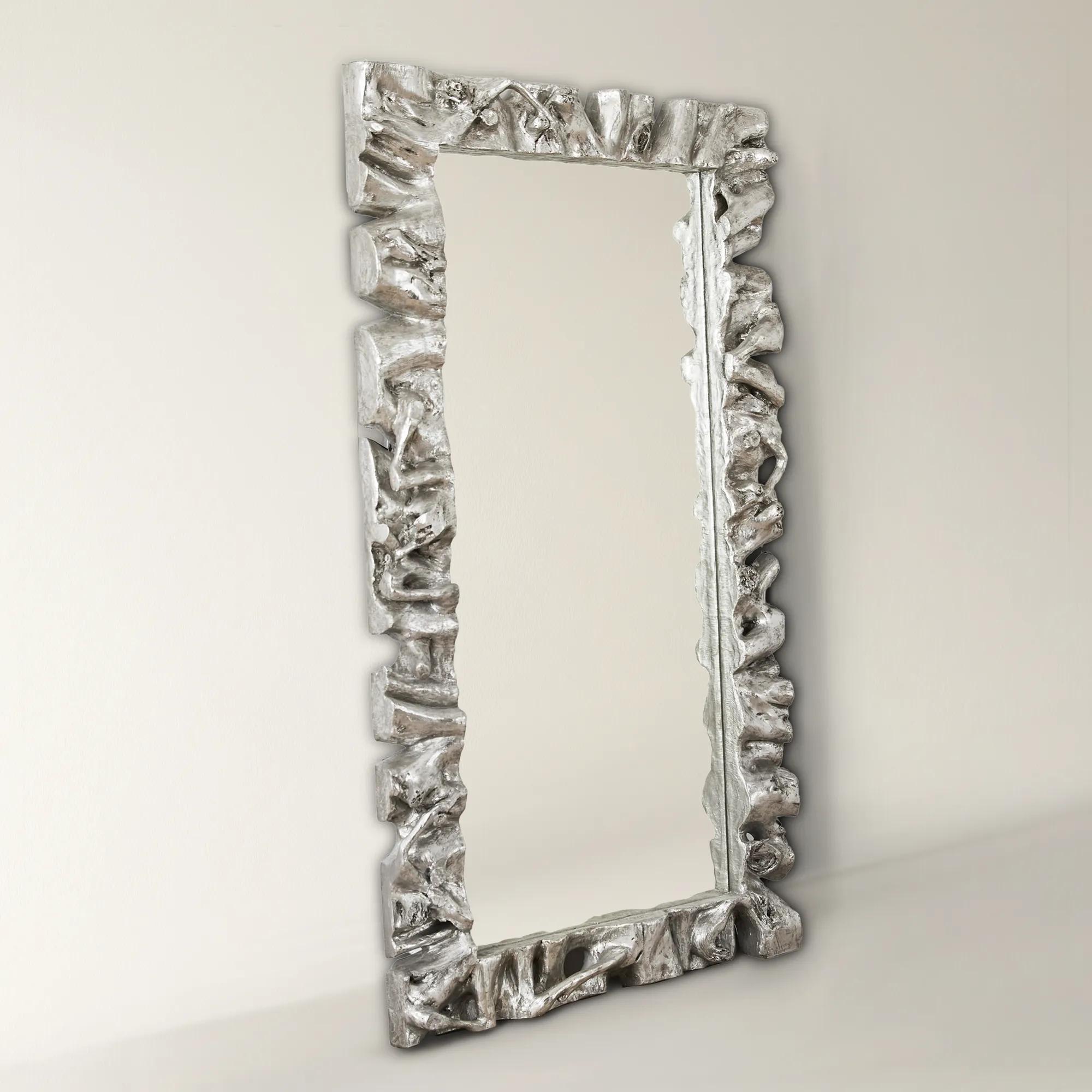 Sequoia Floor Mirror - Silver