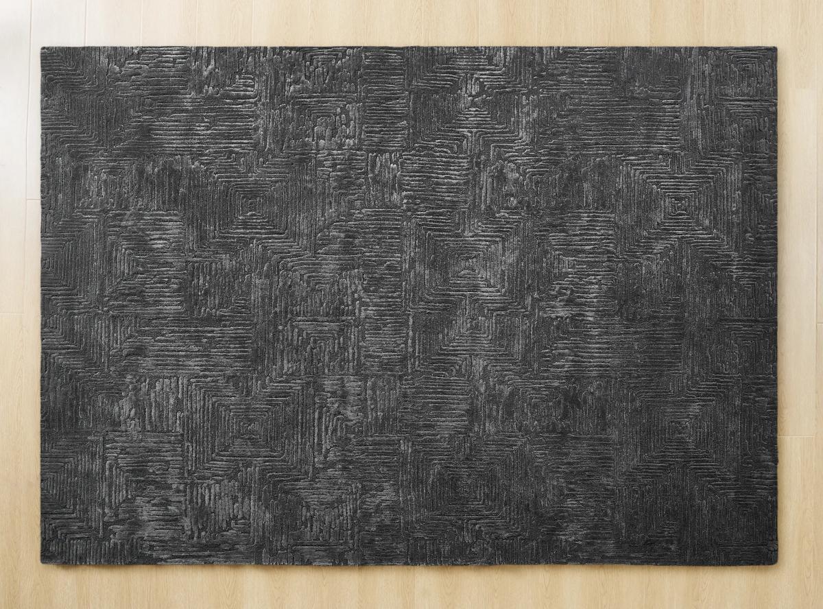 Andra Dimensional Rug - Charcoal