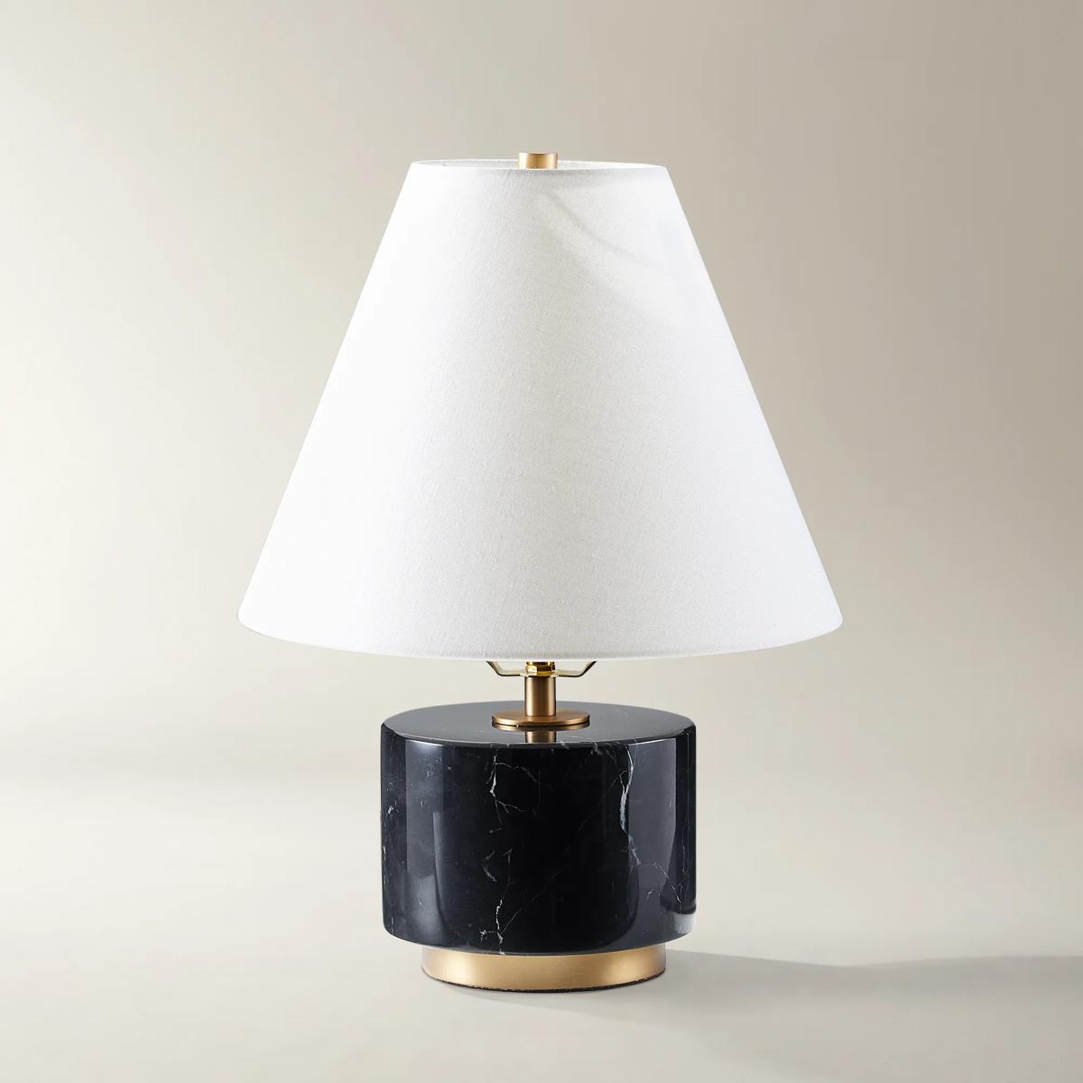 Arden Marble Table Lamp - Black