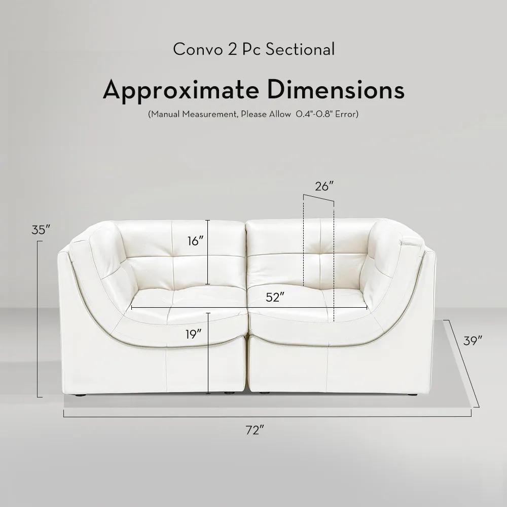 Convo Leather Sofa