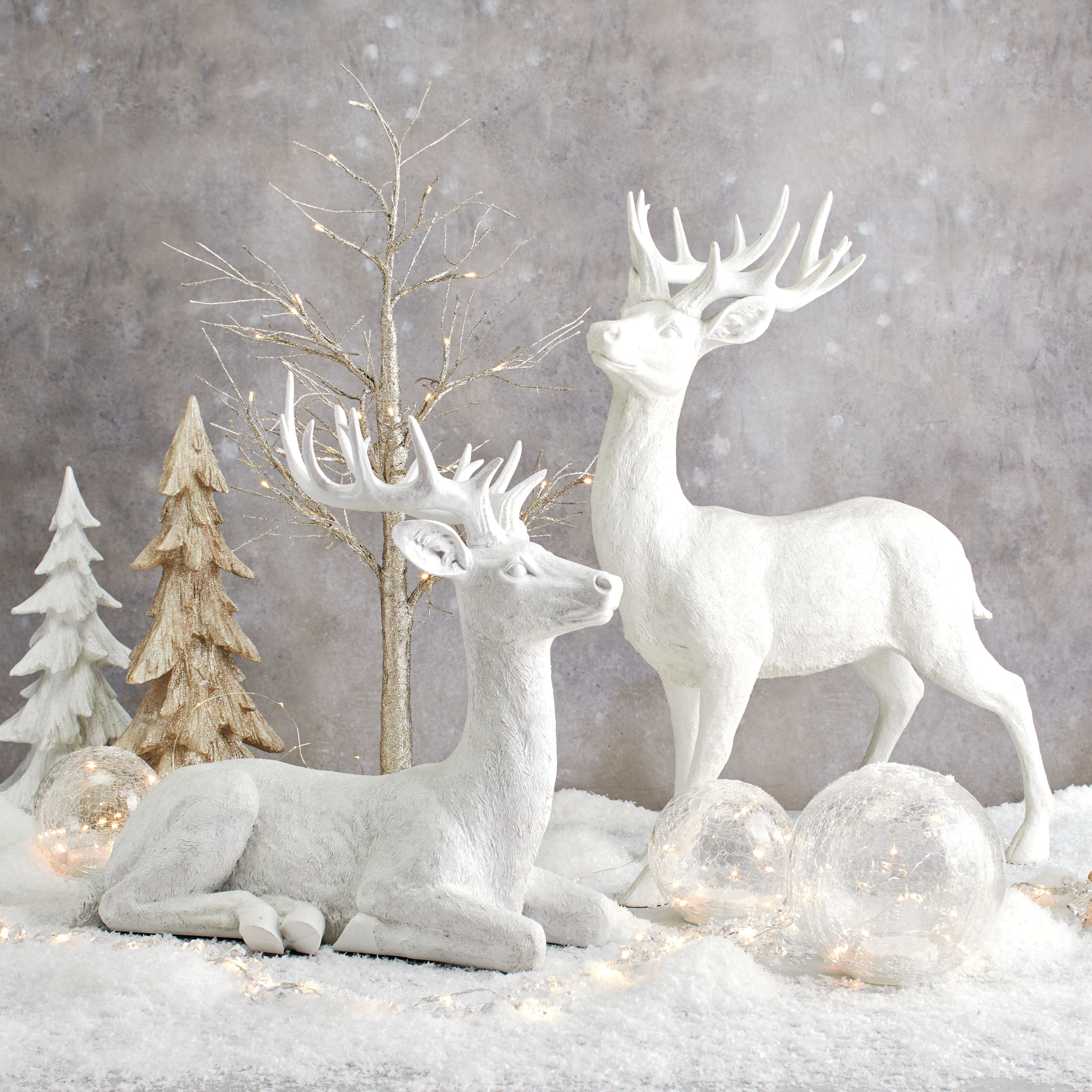 Majestic Deer - 22"H & 32"H