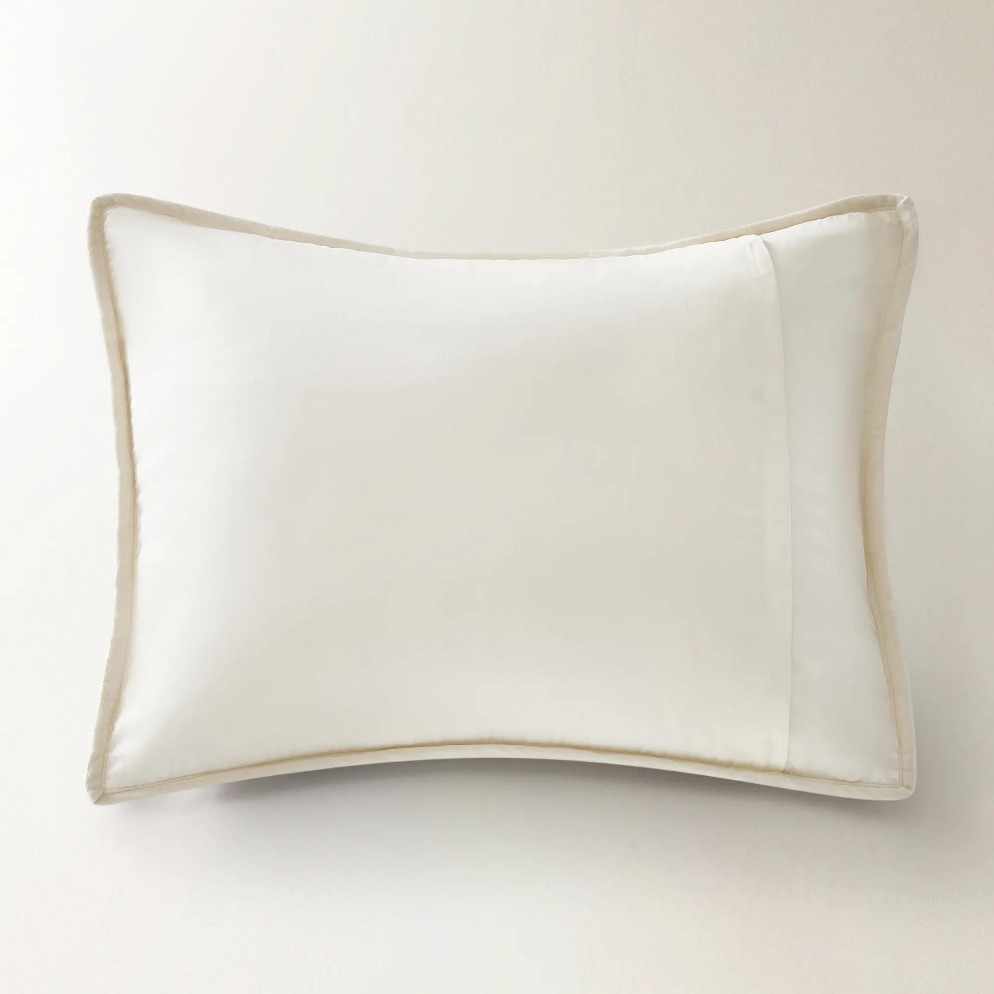 Madera Ivory Textured Velvet Bedding Set