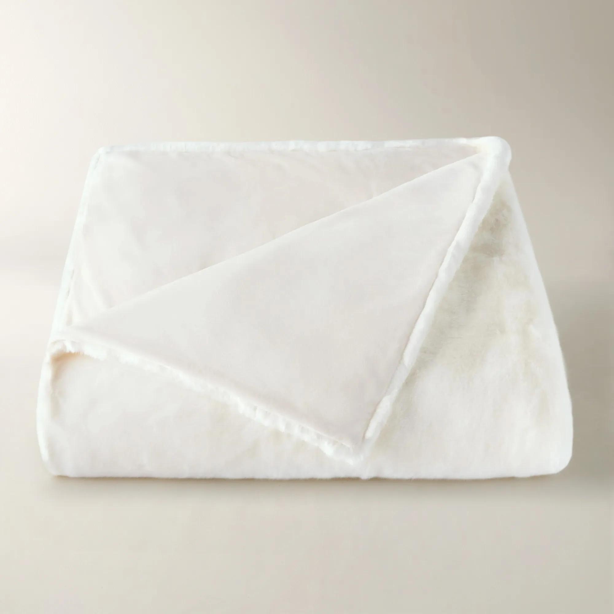 Chinchilla Throw - White