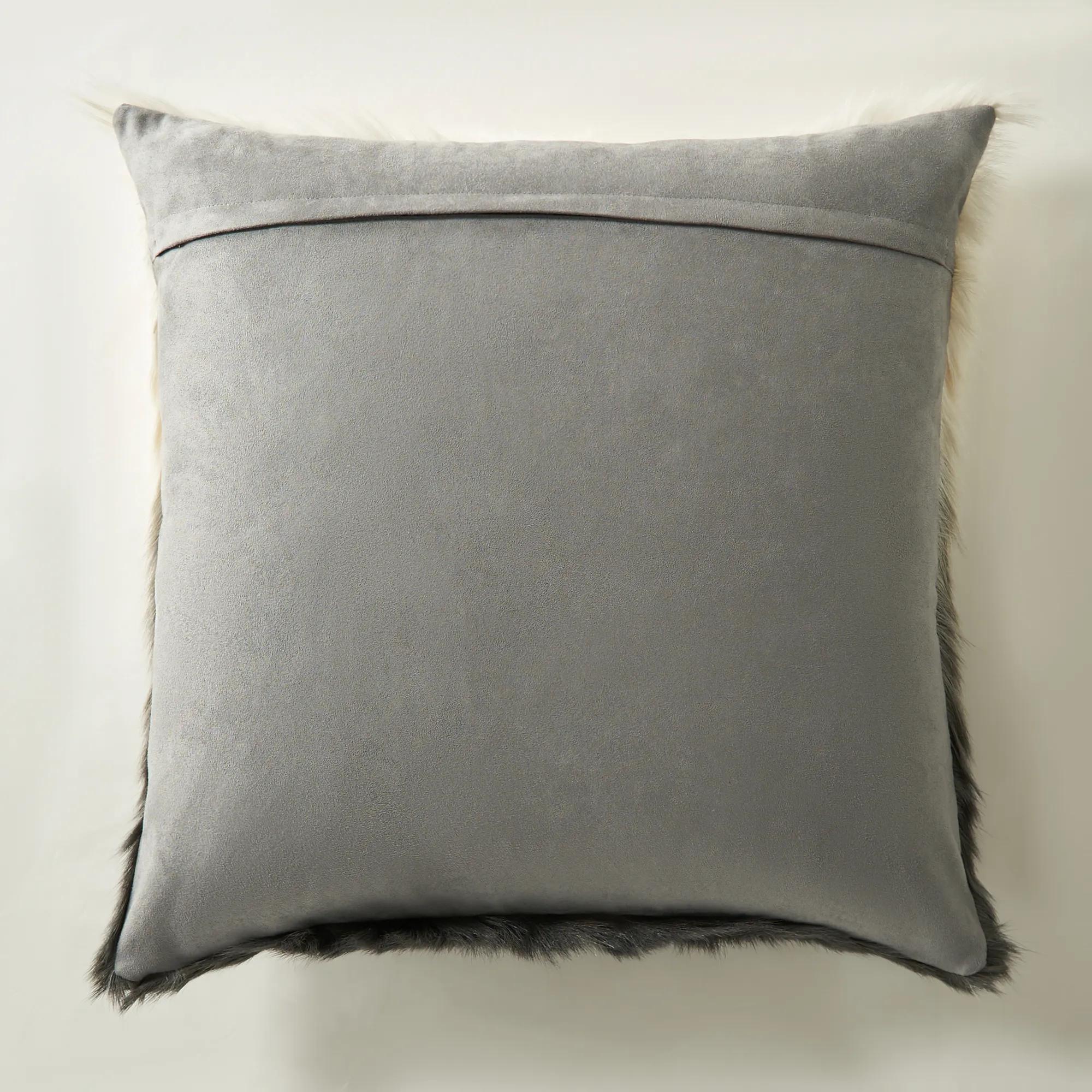 Ombre Fur Pillow 22"