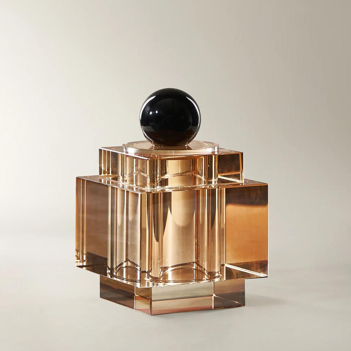 Deco Perfume Bottle - Amber