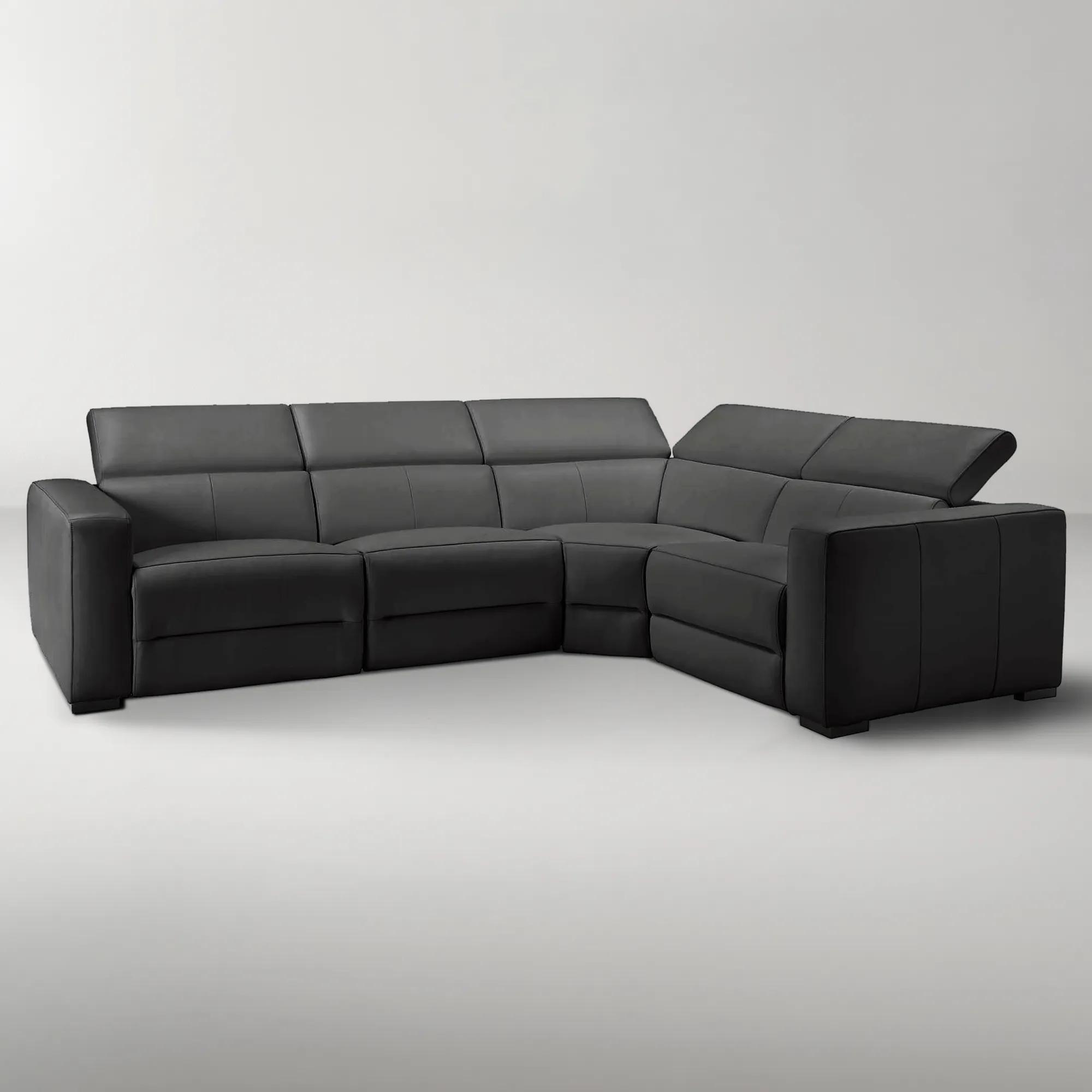 Verona Reclining Leather Sectional