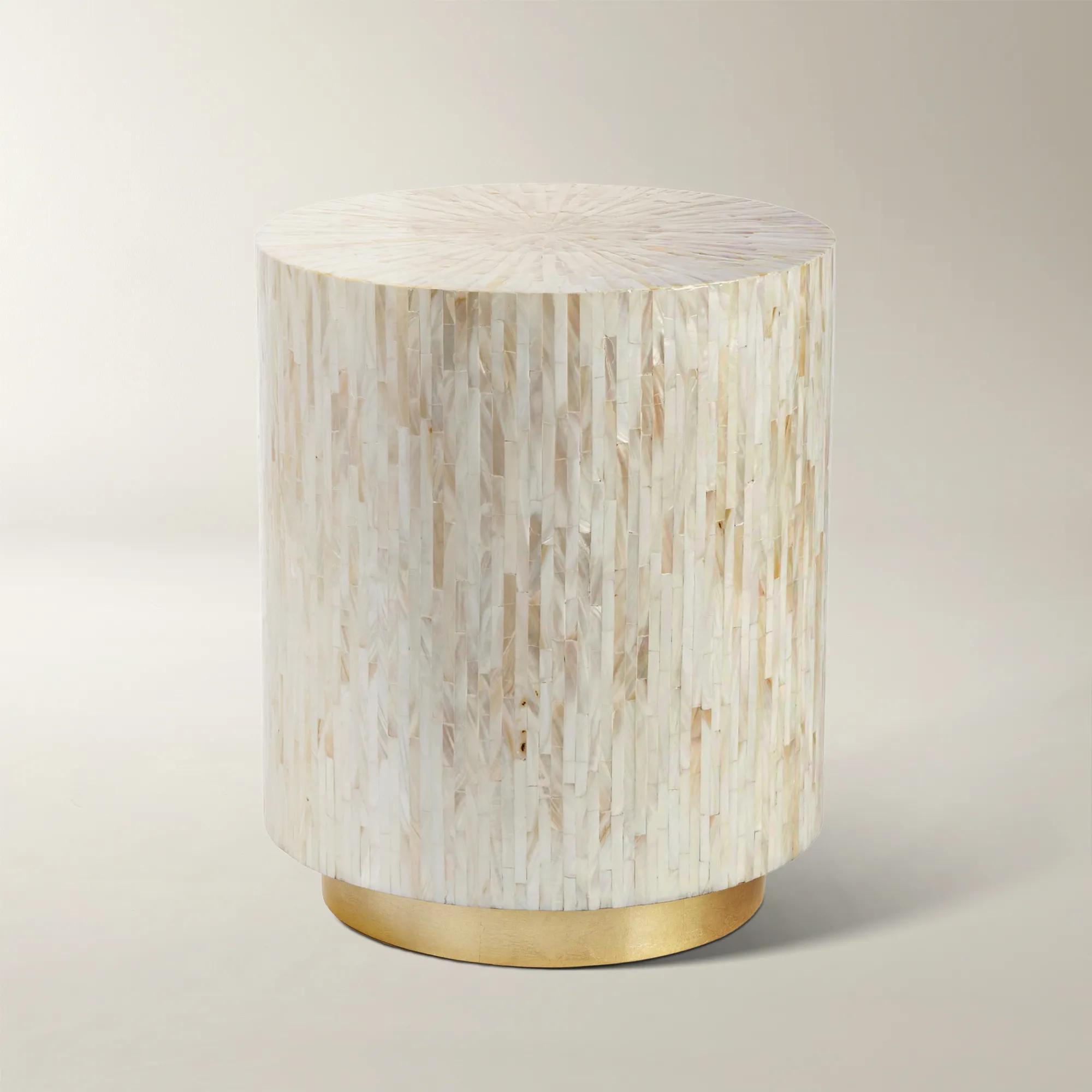 Alexandria Mosaic Side Table (13.75