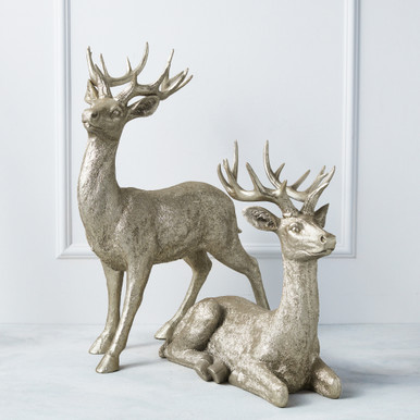 Majestic Deer - 22"H & 32"H