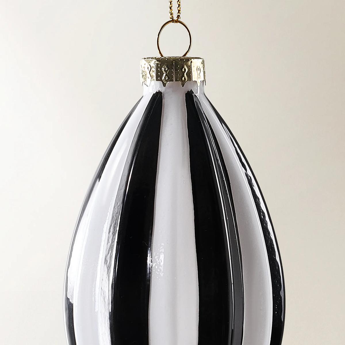 Swirl Stripe Ornament - Set of 6