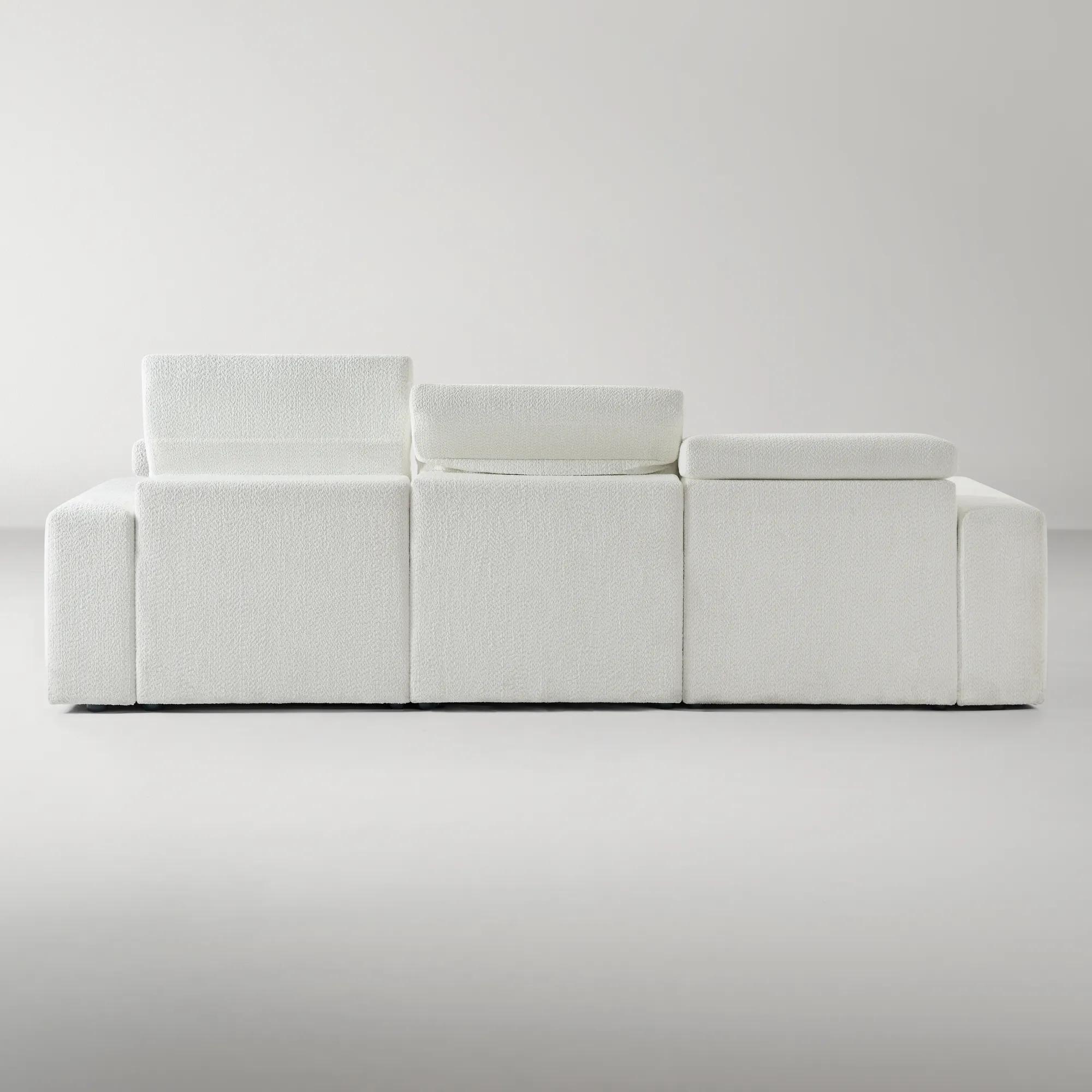 Cairns Motion Sectional - White