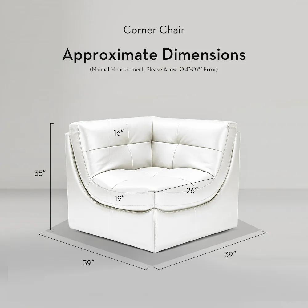 Convo Leather Sectional - Build Your Own