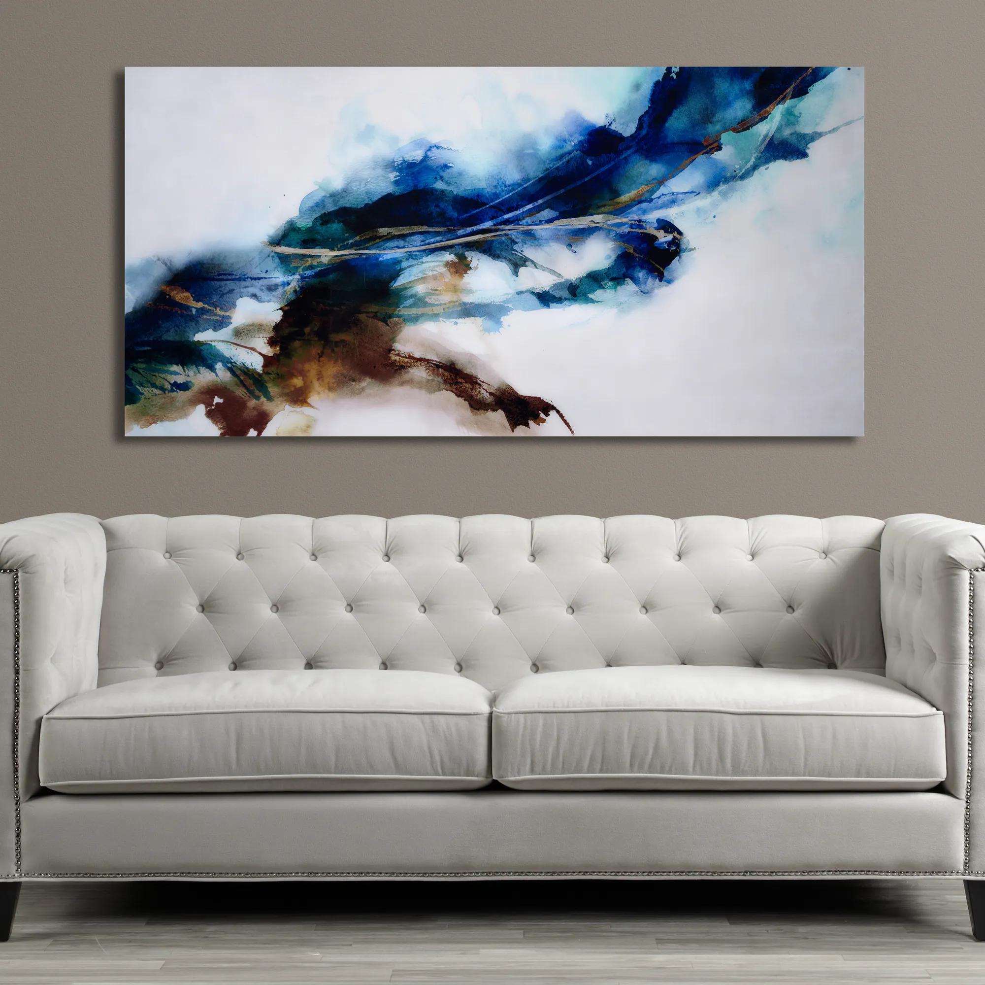 Modern Blue And Grey Arts