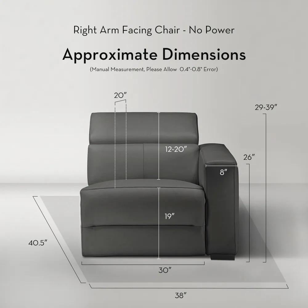 Verona Reclining Leather Sectional