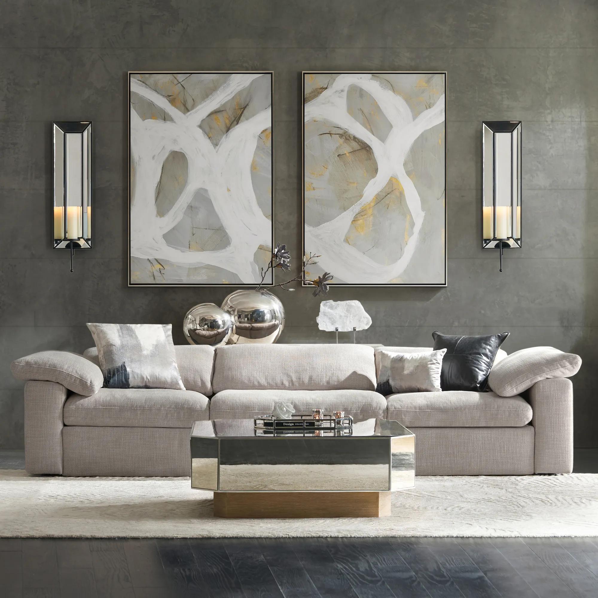 超希少！Mirror Polished Lumina　フランス　　アトリエランプ Paris Mirror Classic Illuminated Backlit Mirror | DLaguna