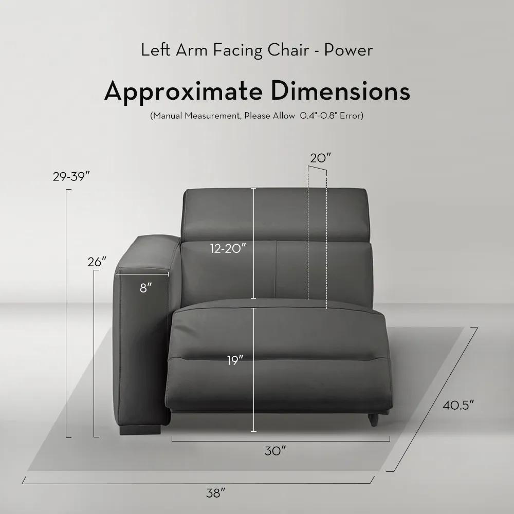 Verona Reclining Leather Sectional