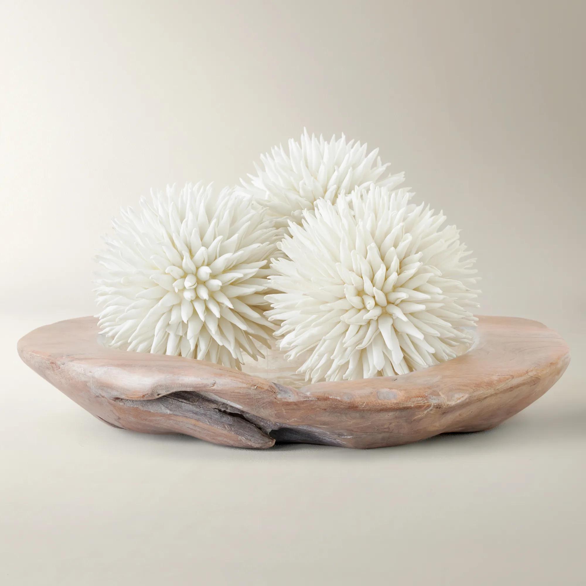 Faux Allium Sphere - Set of 3